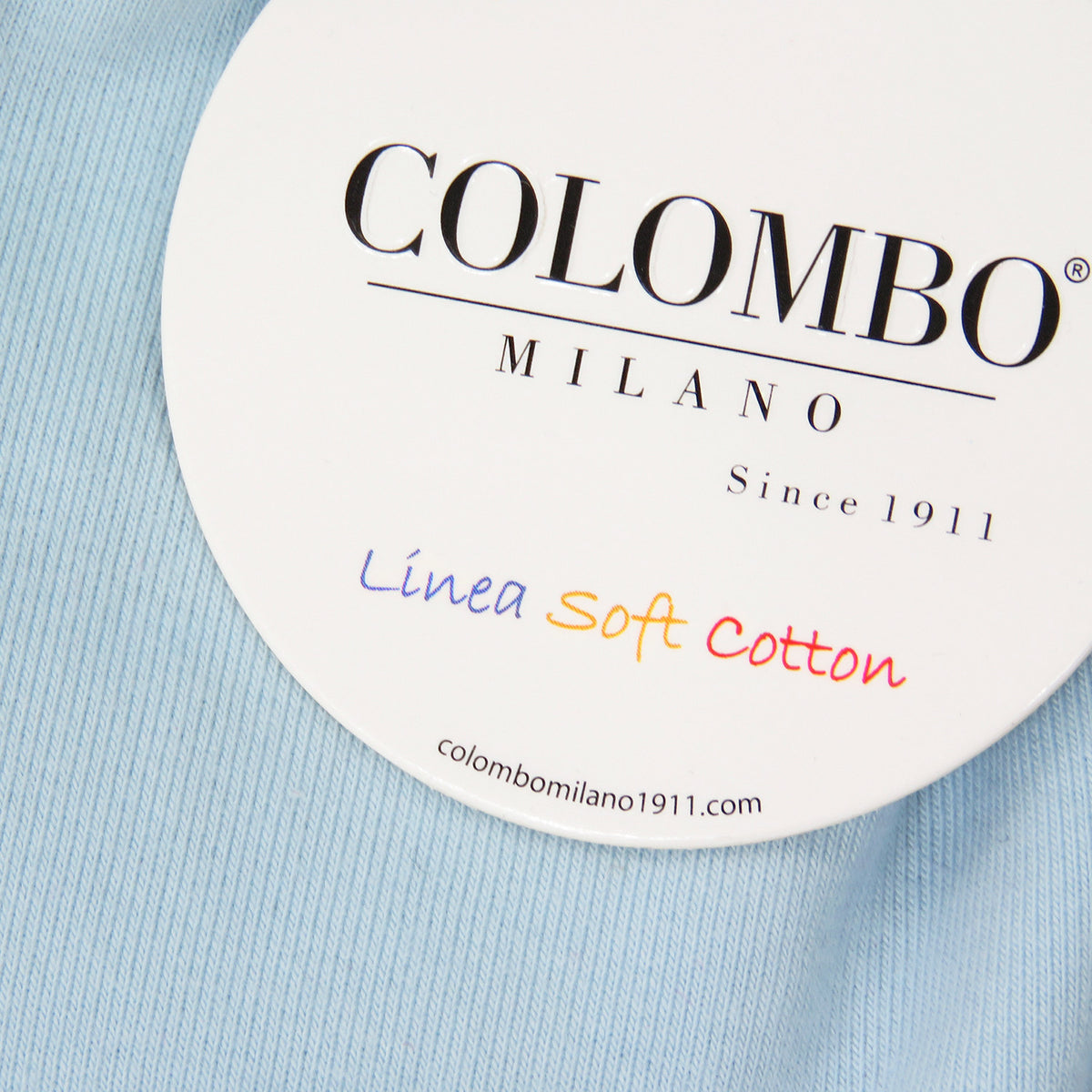 Cappello neonato azzurro in cotone con nome ricamato