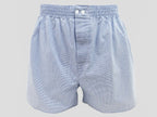 Modello - Kent - Boxer da uomo in cotone a quadretti blu