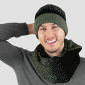 Set di cappello e sciarpa effetto pixel
