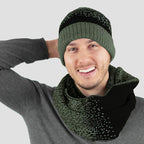 Set di cappello e sciarpa effetto pixel