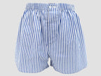 Modello - Kent - Boxer da uomo in cotone a righe bianche e blu
