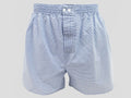 Modello - Kent - Boxer da uomo in cotone a quadretti blu