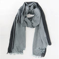 Sciarpa in viscosa jacquard con lurex in scatola