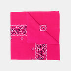 Bandana colorata “PAISLEY” con stampa cachemire - fucsia