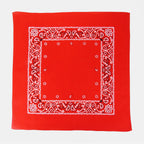 modello- Bandana colorata “PAISLEY” - con stampa cachemire - rosso