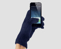 Blu - guanti magici unisex - guanti elasticizzati touchscreen tinta unita