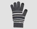 Grigio/blu - guanti magici uomo - guanti elasticizzati touchscreen rigati