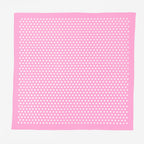 Bandana in cotone a POIS - ROSA pastello aperta