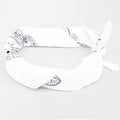 Bandana in cotone con stampa cachemire - BIANCO