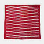 Bandana in cotone a POIS - rosso scuro