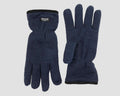 Blu - guanti uomo - guanti caldi con bordo in pelle scamosciata con imbottitura Thinsulate