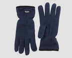 Blu - guanti uomo - guanti caldi con bordo in pelle scamosciata con imbottitura Thinsulate