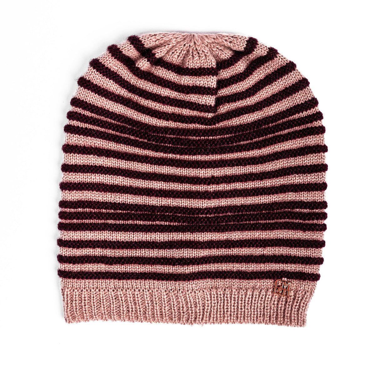 Cappello e sciarpa ad anello righe 3d - cappello