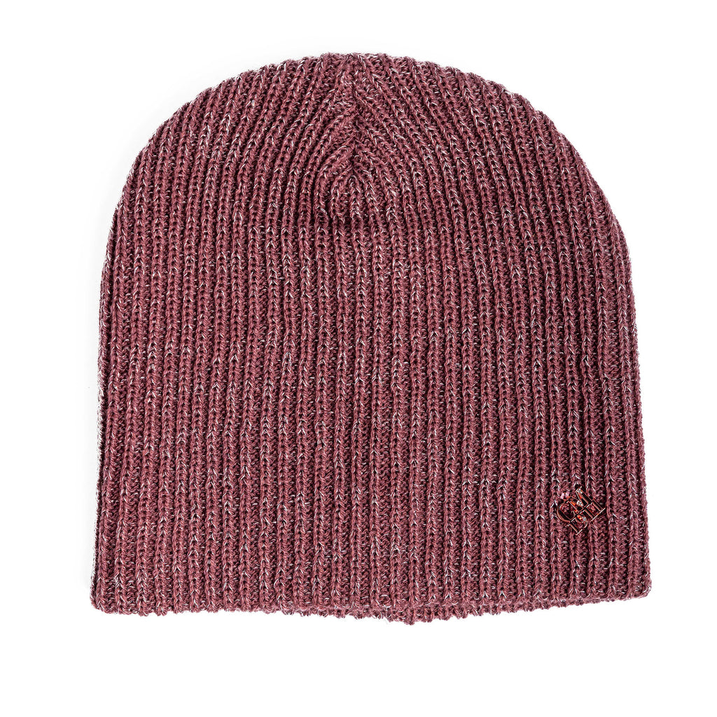 Set bambina rosa malva con lurex - 8/14a cappello