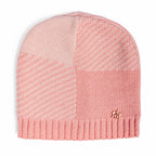 Set bambina patchwork rosa - 3/6a cappello