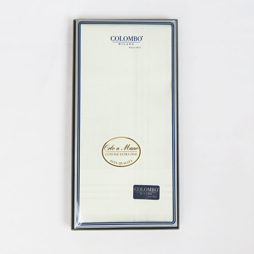 Lino - fazzoletto made in Italy 100% Lino con Orlo a Mano scatola