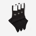 PACK 3 paia Calze lunghe Chiffon filo di scozia nero