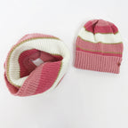 Set bambina rigato con lurex oro - 8/14a