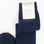 Calze da donna lunghe in caldo Cashmere - blu dettaglio