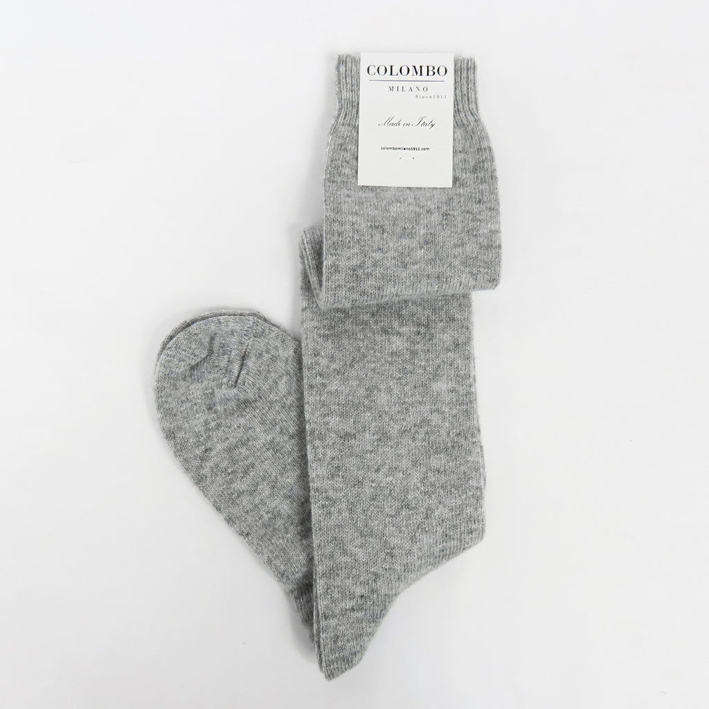 Calze da donna lunghe in caldo Cashmere - grigio