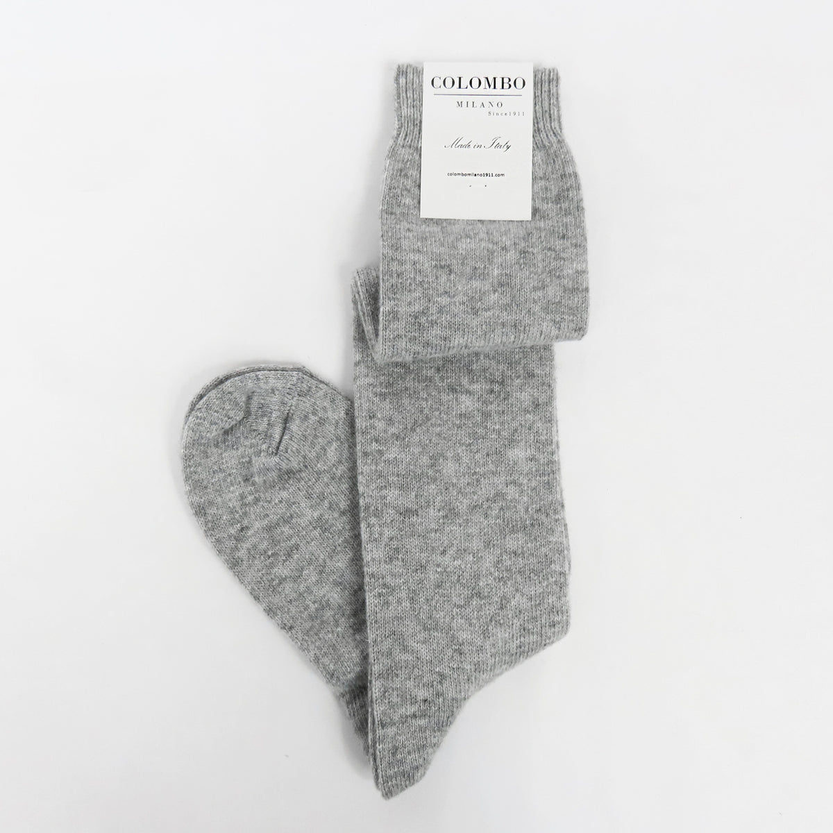 Calze da donna lunghe in caldo Cashmere - grigio