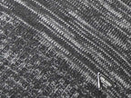 Dettaglio - sciarpa uomo - sciarpa tricot bicolore con lavorazione a filato ritorto