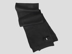 Nera - sciarpa donna - sciarpa tricot con fiocco in maglia con strass