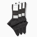 PACK 3 paia Calze lunghe fresh&dry piedi asciutti antracite