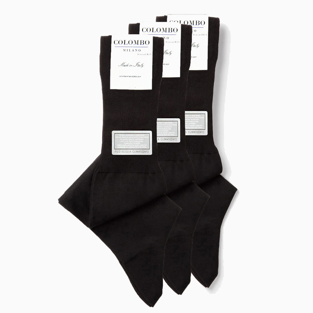PACK 3 paia Calze lunghe fresh&dry piedi asciutti nero