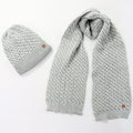 Set bambina a trecce con lurex e interno in pile peloso - 3/7a