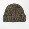 Cappello in cashmere melange fango - Made in Italy