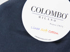 Dettaglio - cappello bimbo - berretto blu di cotone elasticizzato