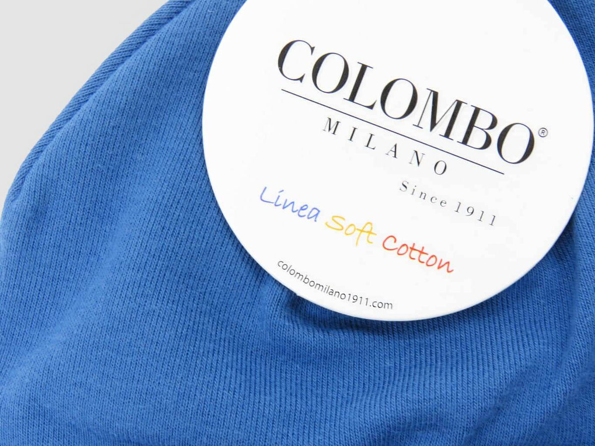 Dettaglio - cappello bimbo - berretto denim di cotone elasticizzato