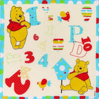 Numeri - Winnie The Pooh - fazzoletto di cotone Disney color pastello