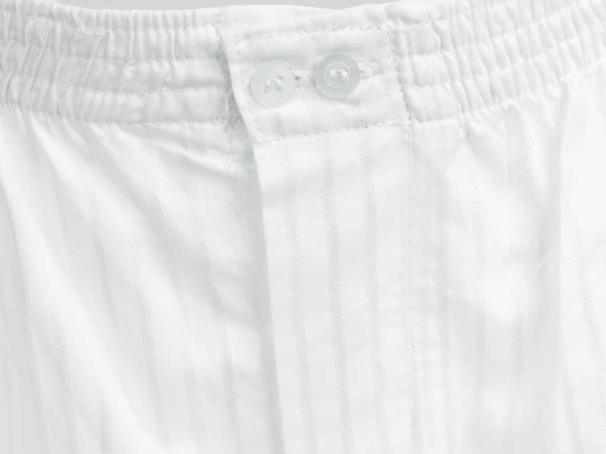 Dettaglio - Kent - Boxer da uomo bianco in cotone