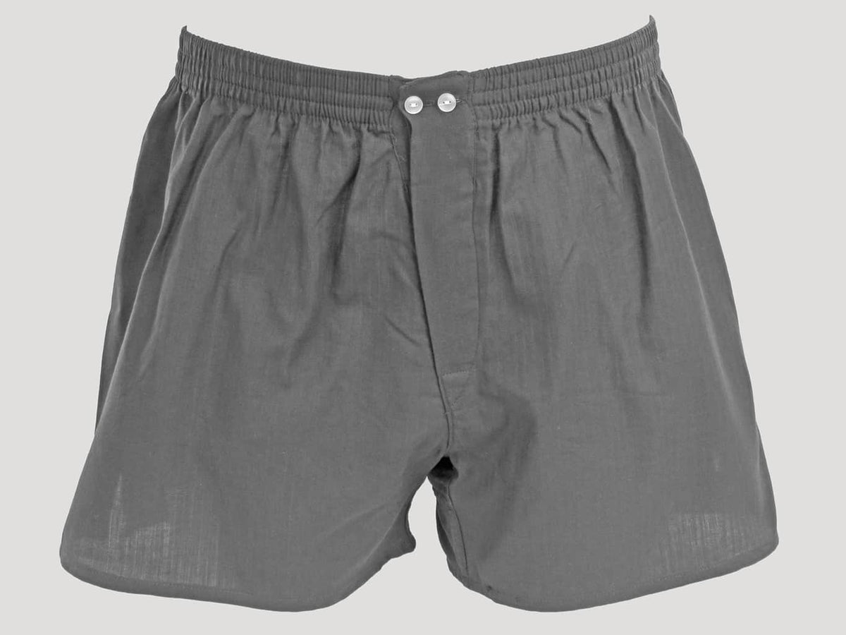 Kent - Boxer da uomo in cotone grigi taglie forti