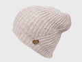 cipria- cappello a costine dai colori delicati finissaggio mohair