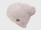 cipria- cappello a costine dai colori delicati finissaggio mohair