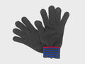 Grigio - Guanti da uomo elasticizzati touchscreen con polso rigato