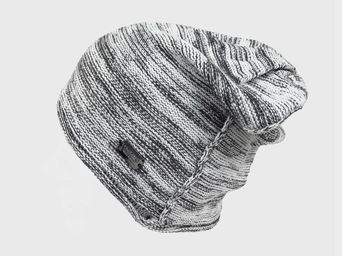 Grigio - Cappello da uomo bicolore casual