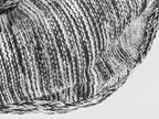 Dettaglio - Sciarpa ad anello da uomo bicolore casual