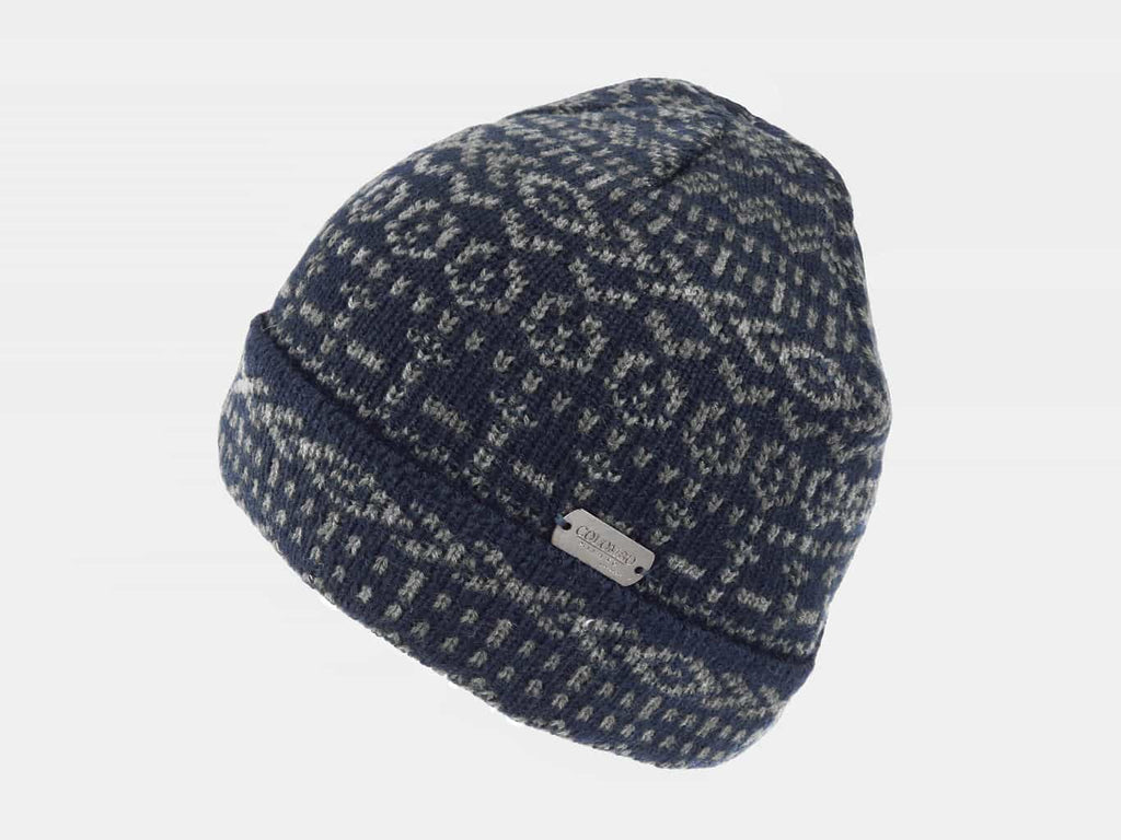 grigio - Cappello da uomo motivi geometrici