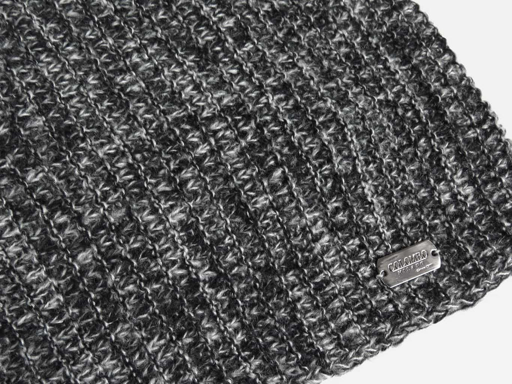 dettaglio - sciarpa da uomo finissaggio mohair