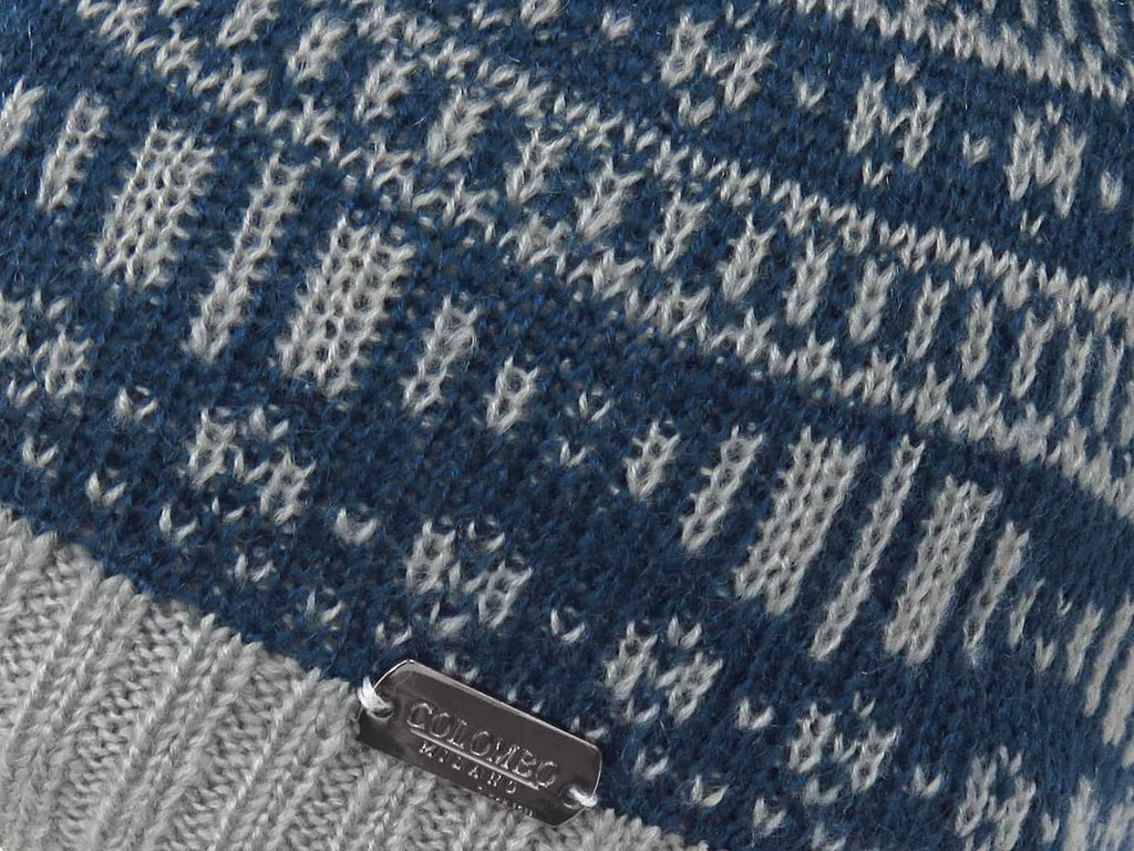 dettaglio - Cappello da uomo morbido con motivi geometrici