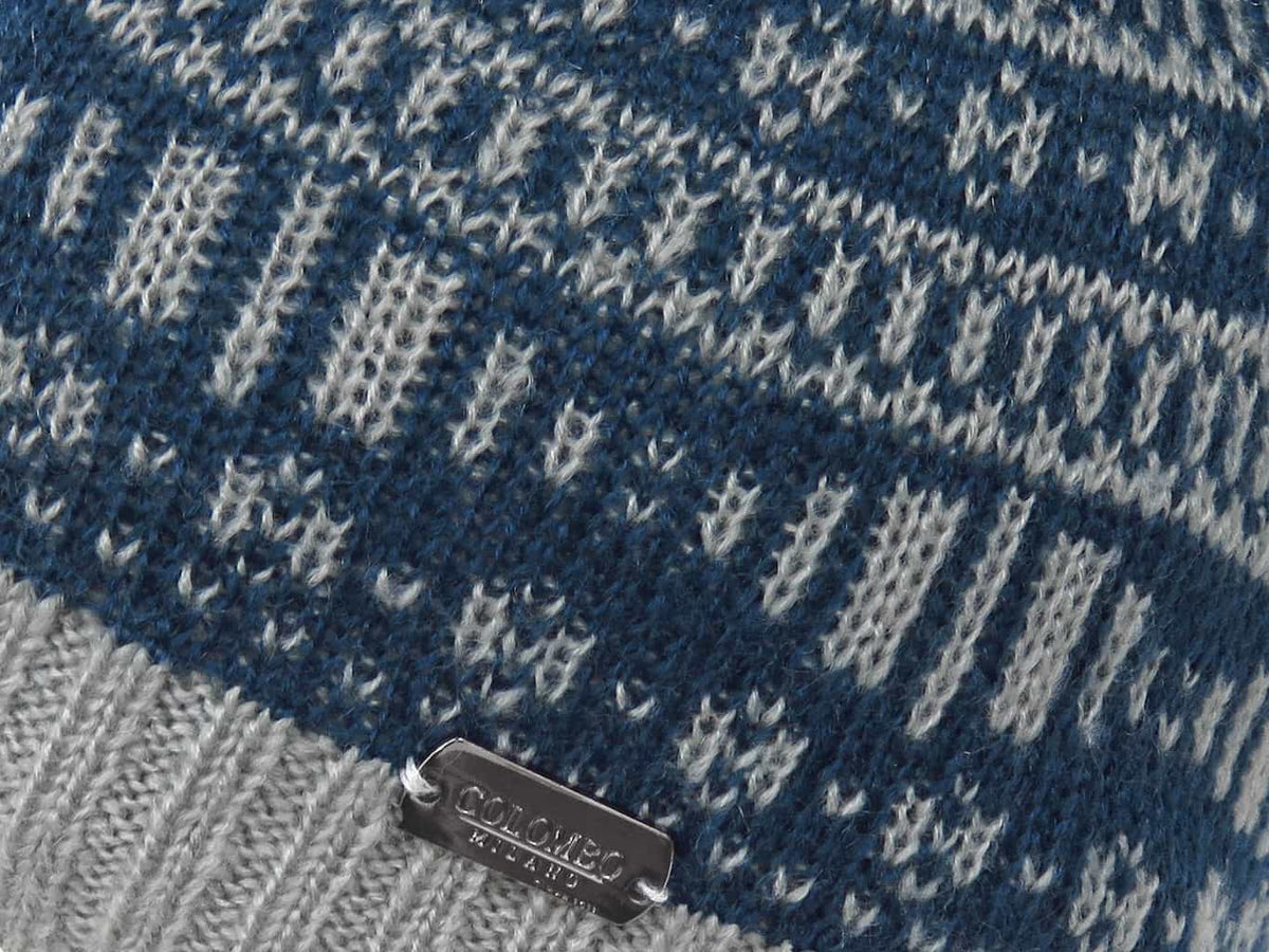 dettaglio - Cappello da uomo morbido con motivi geometrici